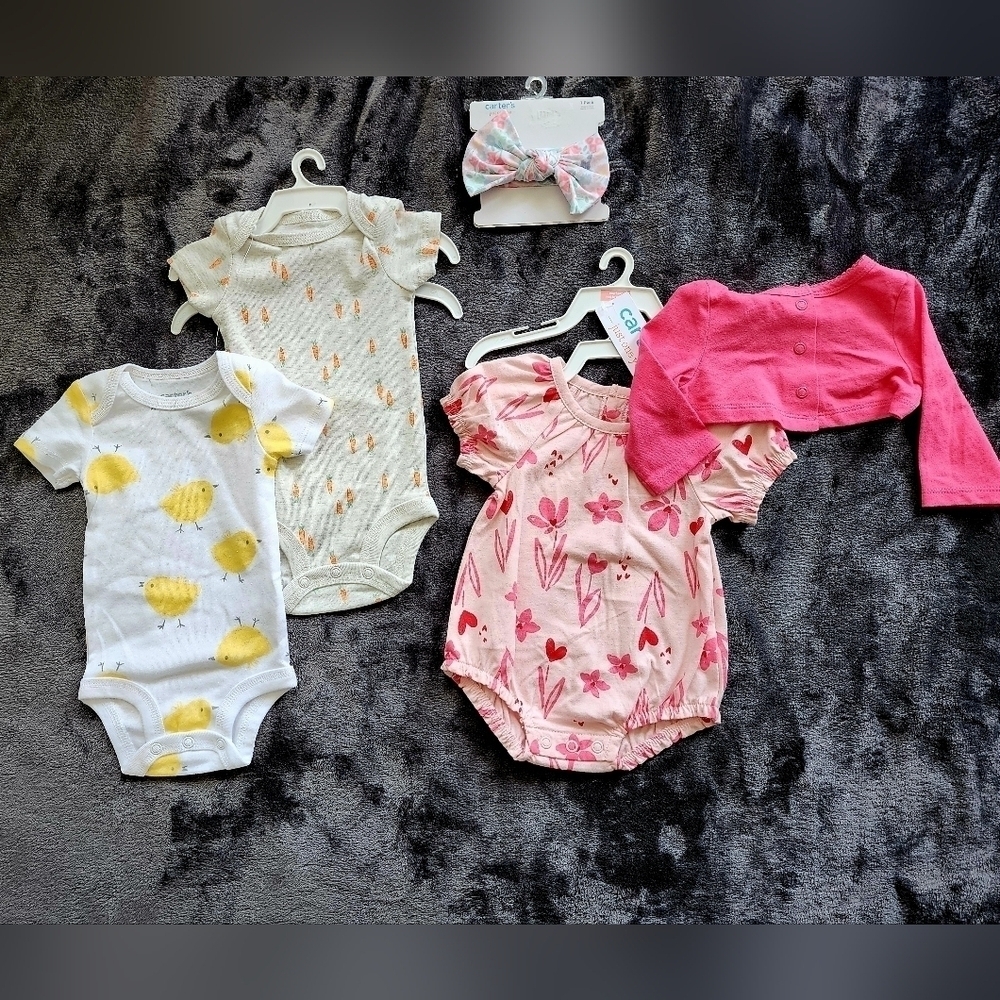 NWT baby girl Valentine's Day/ Easter/ spring / summer clothes bundle